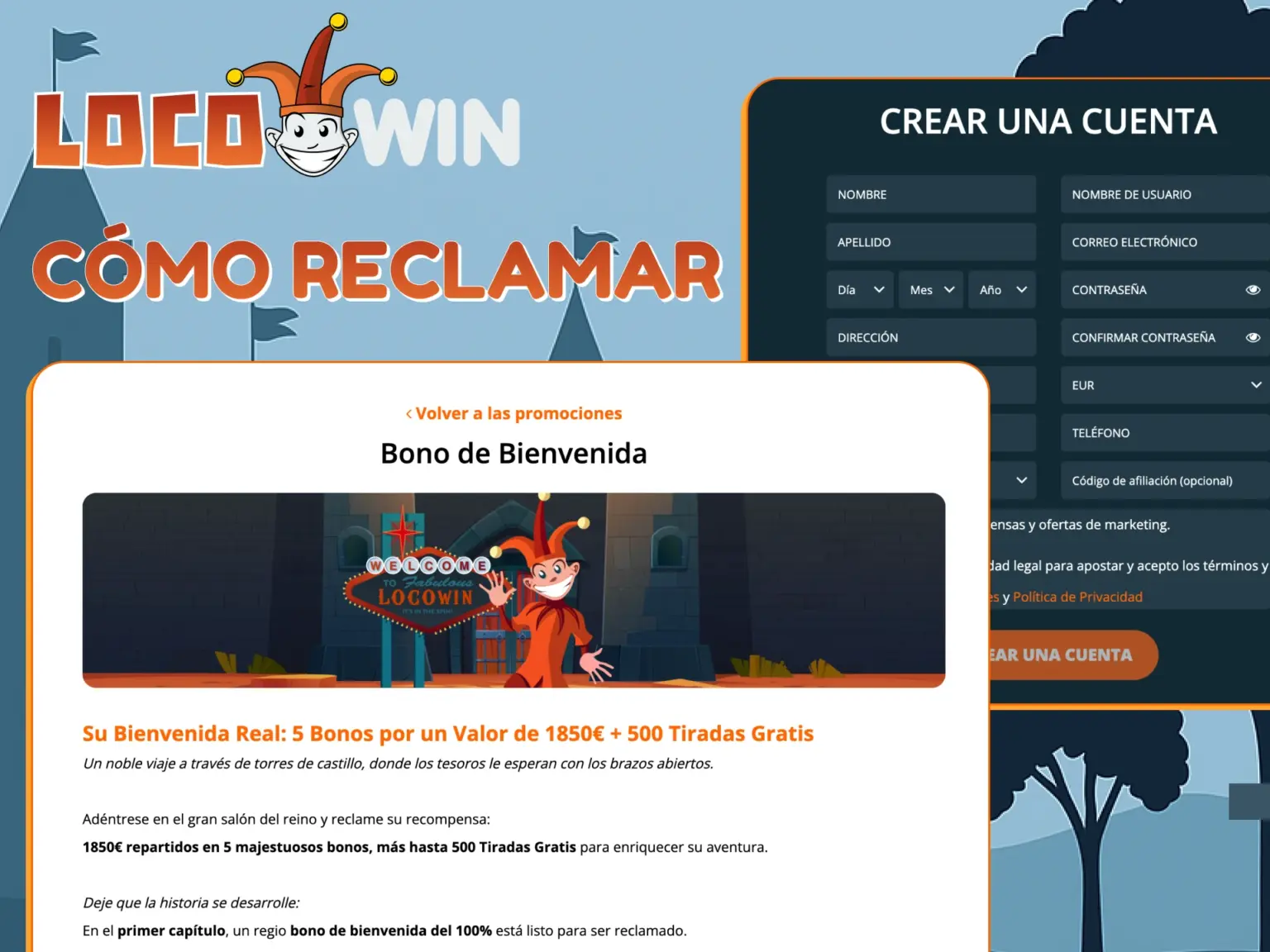 Obtén tus bonificaciones exclusivas en Locowin.