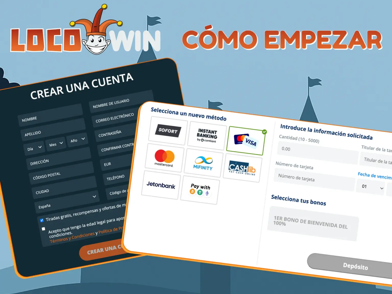 Descubre cómo comenzar en el casino Locowin.