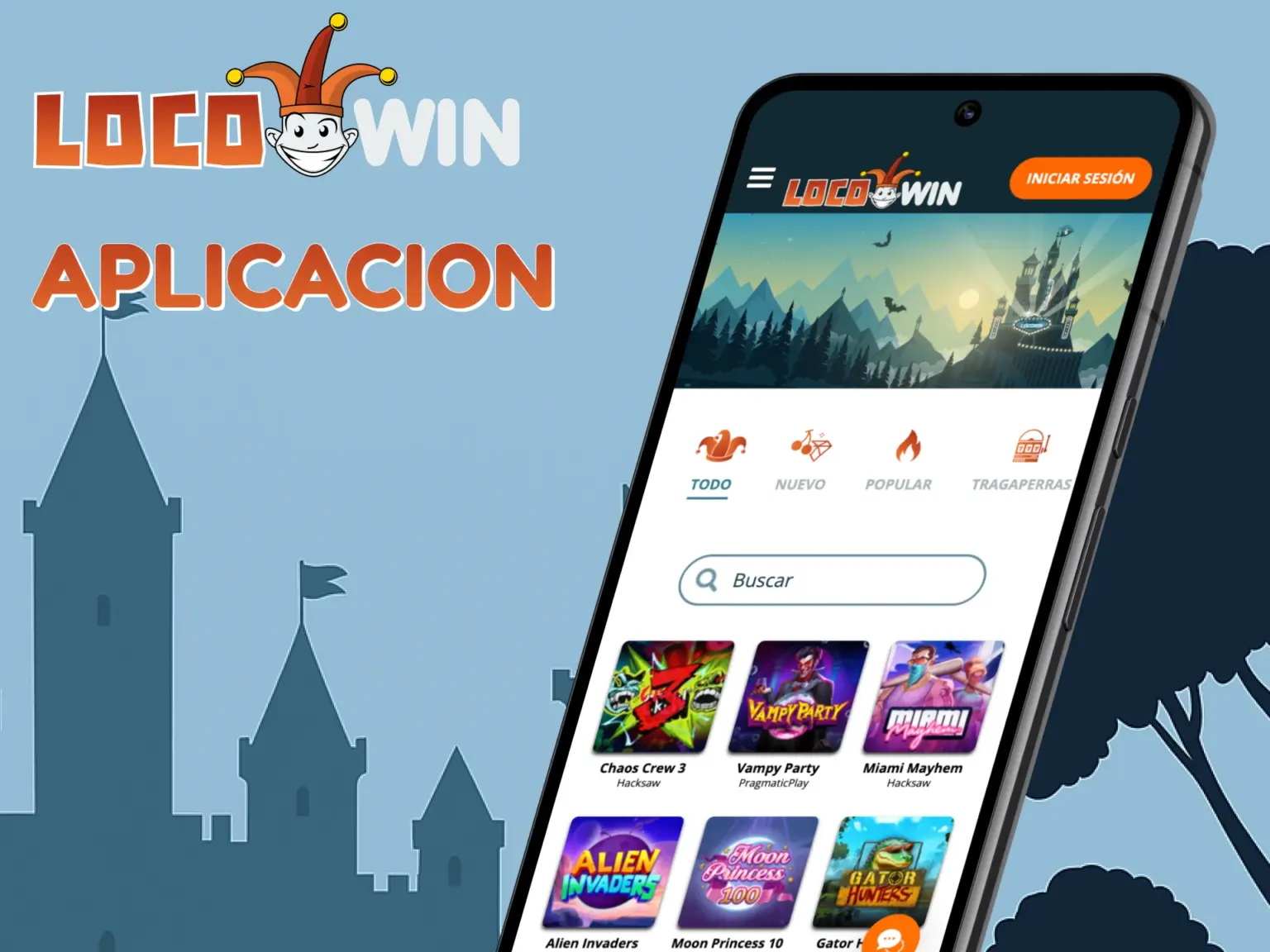 Lleva Locowin en tu bolsillo con nuestra app.