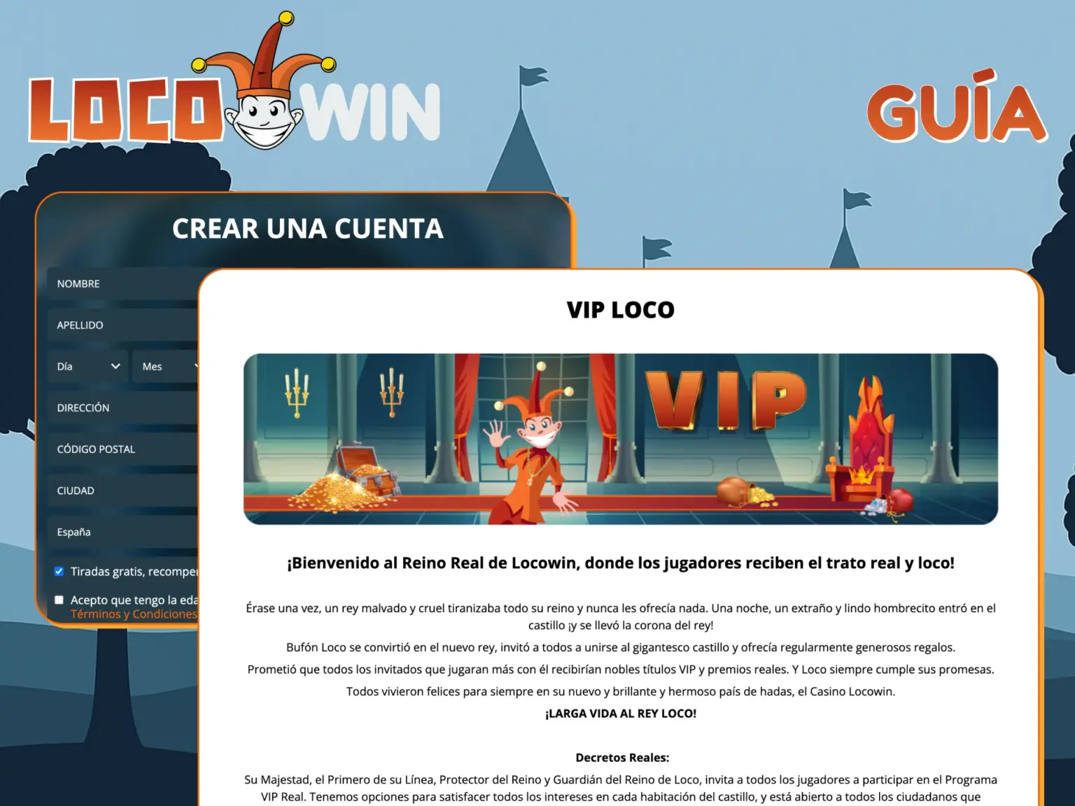 Conviértete en usuario VIP en Locowin.